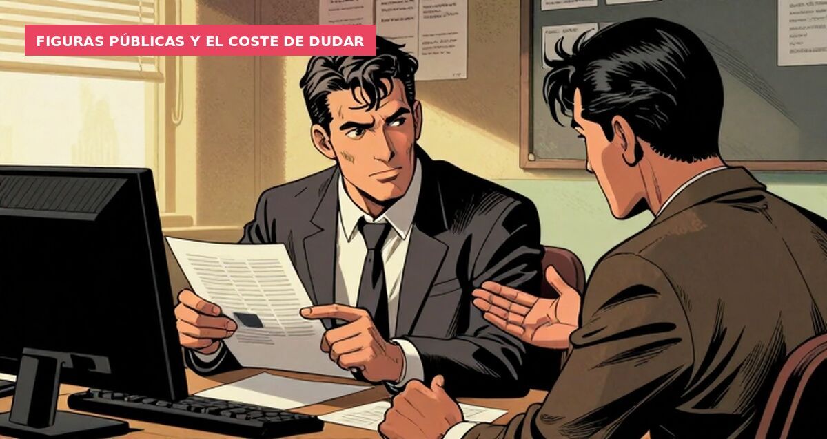 Figuras públicas y el coste de dudar