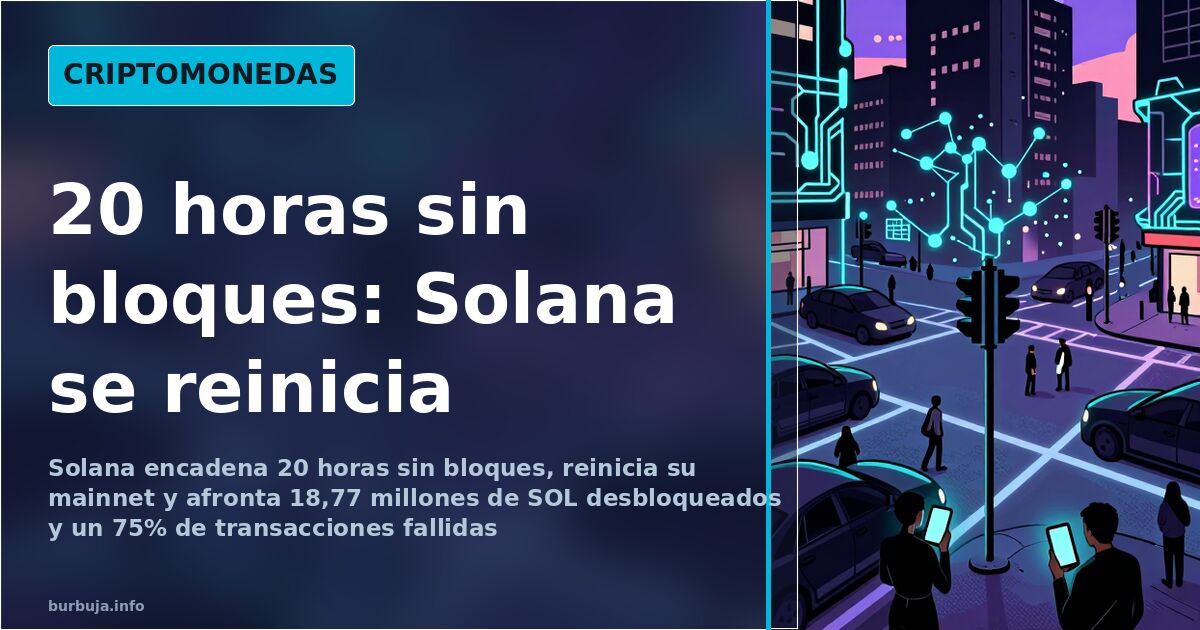 Solana goes 20 hours without producing blocks and restarts its network