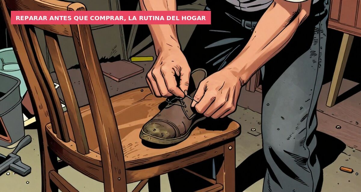 Reparar antes que comprar, la rutina del hogar