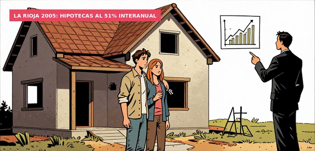 La Rioja 2005: hipotecas al 51% interanual