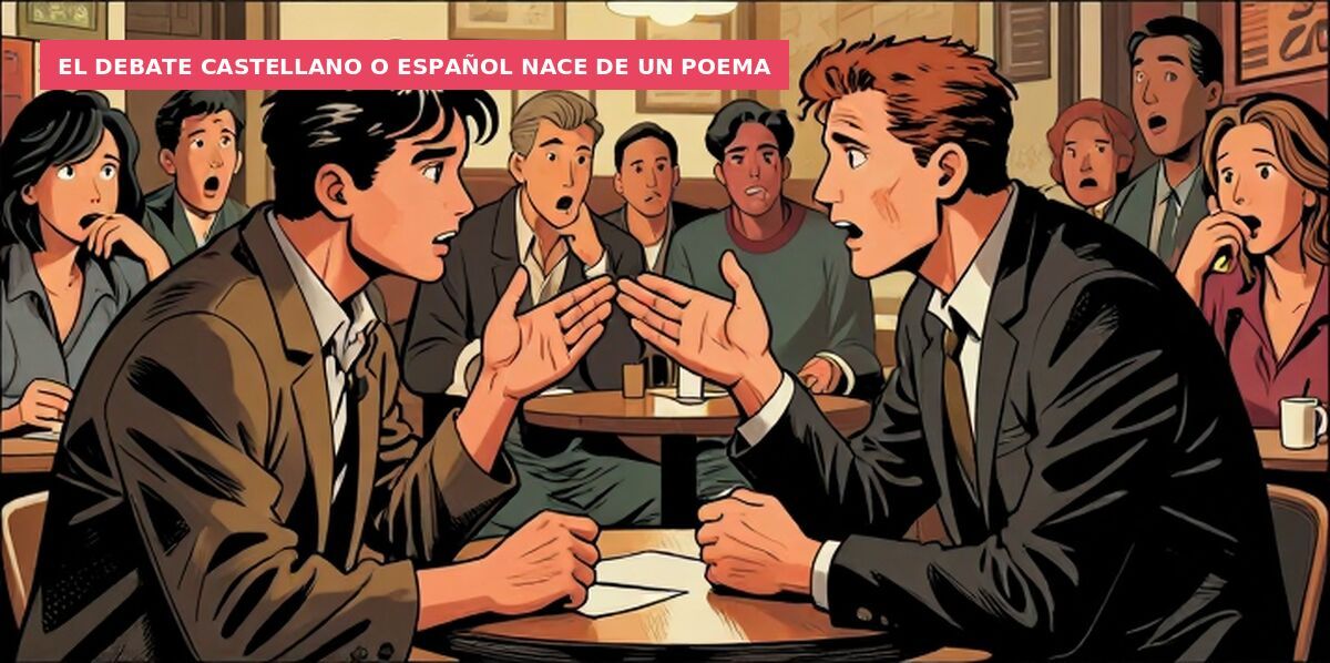 El debate castellano o español nace de un poema