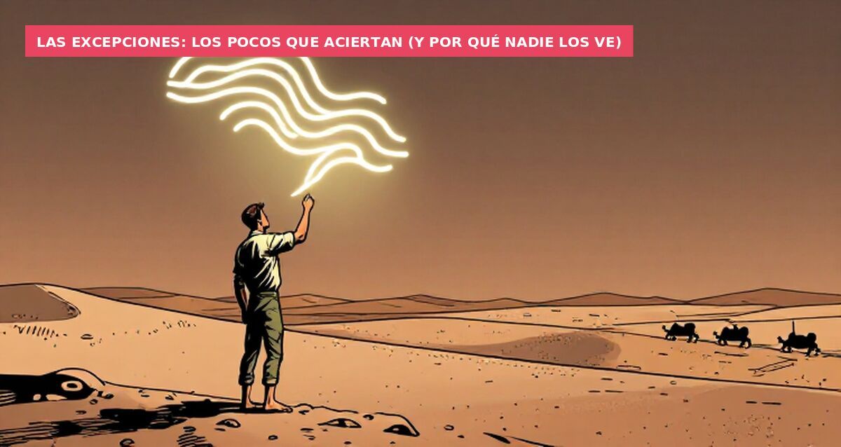 Las excepciones: los pocos que aciertan (y por qué nadie los ve)