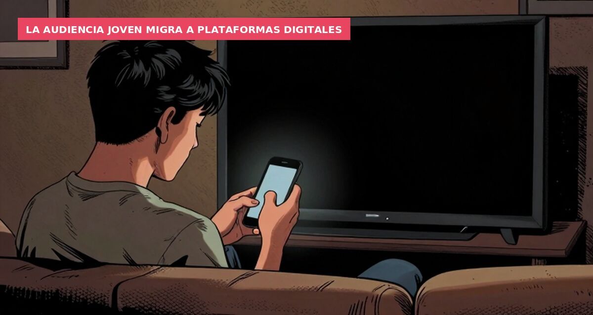 La audiencia joven migra a plataformas digitales