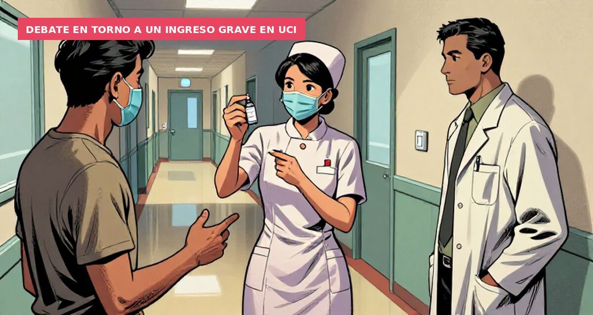Debate en torno a un ingreso grave en UCI
