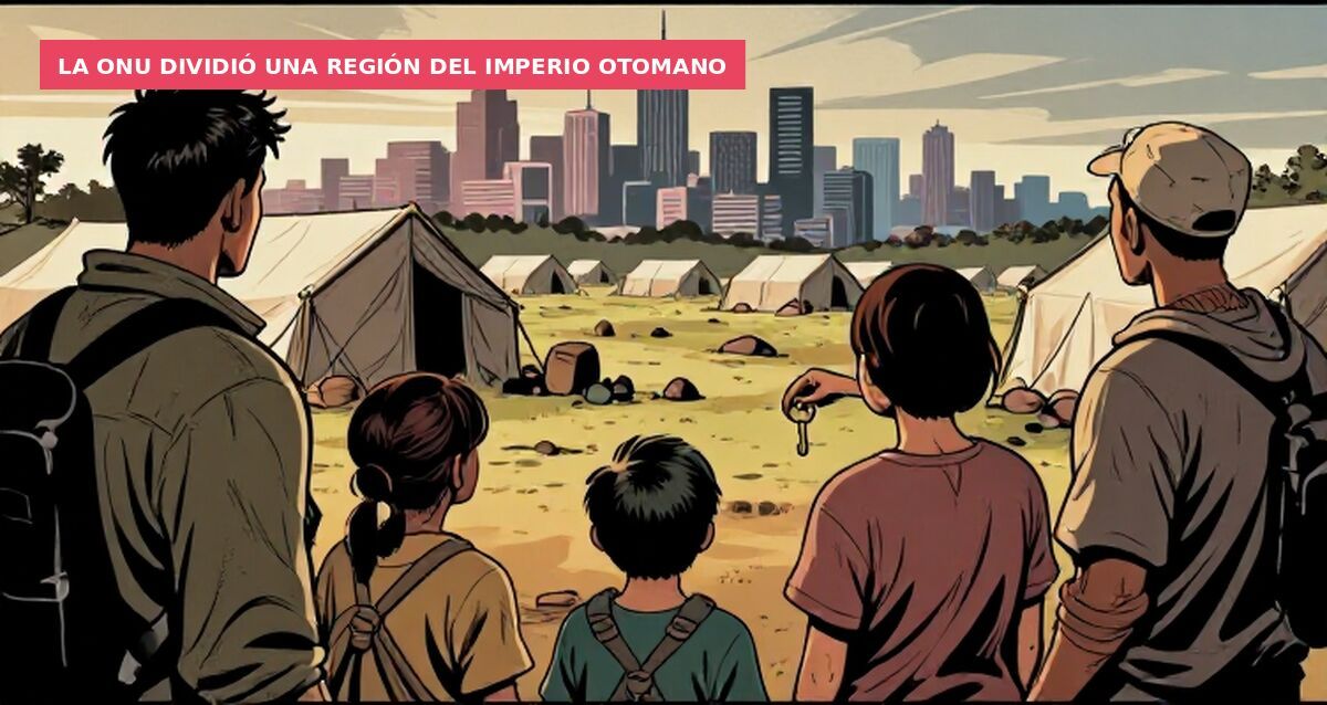 La ONU dividió una región del Imperio Otomano