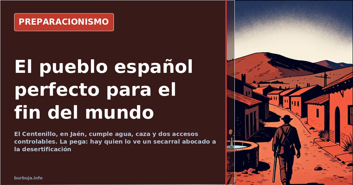 El Centenillo, Jaén: The Ideal Refuge for the Apocalypse?