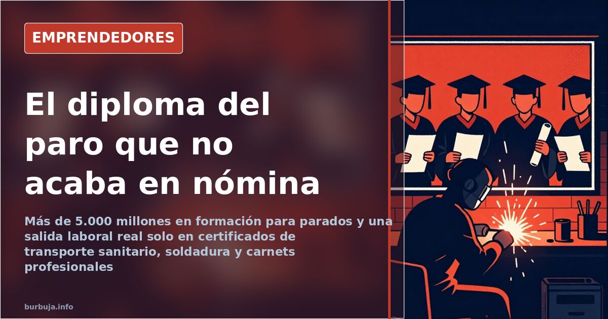 SEPE (Spain's public employment service) courses: the route to a job that almost never arrives