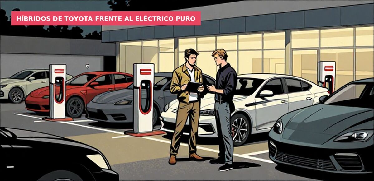 Híbridos de Toyota frente al eléctrico puro