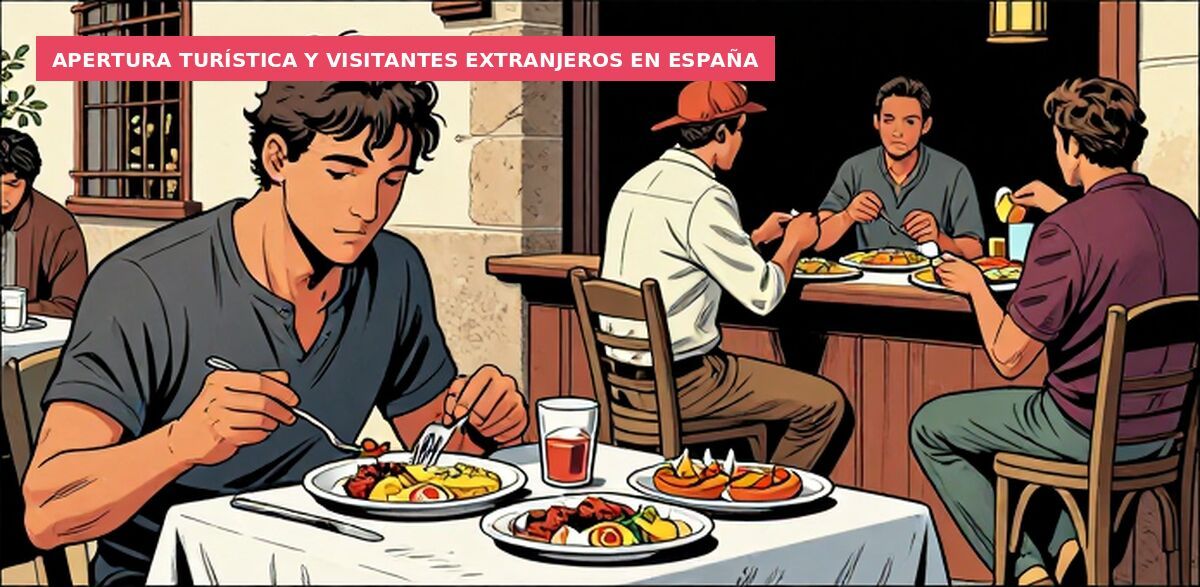 Apertura turística y visitantes extranjeros en España