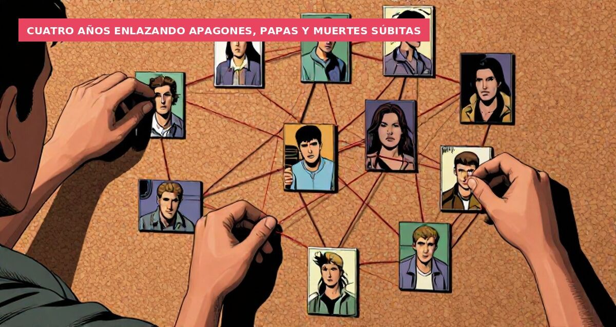 Cuatro años enlazando apagones, papas y muertes súbitas
