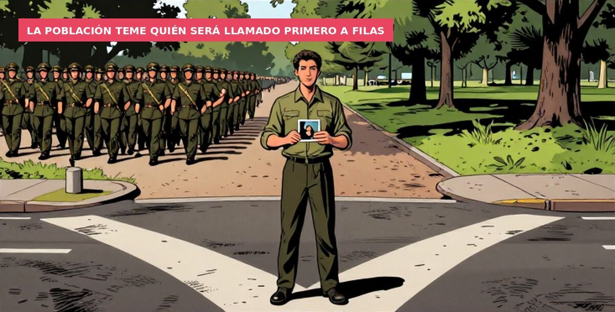La población teme quién será llamado primero a filas