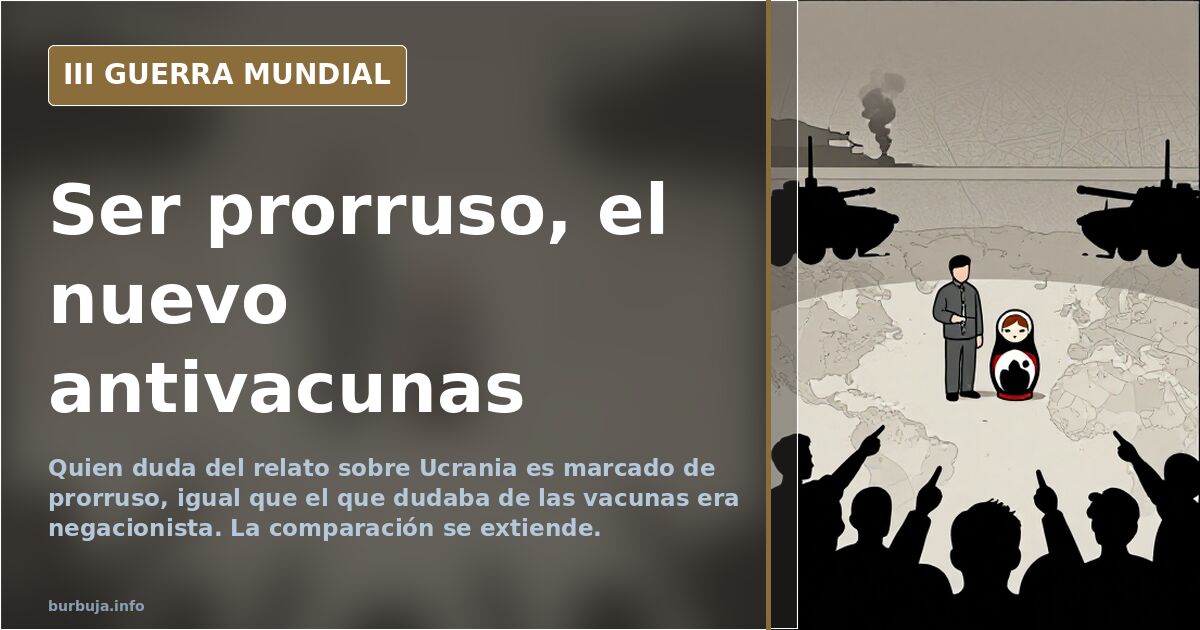 Mapa de Europa del Este con siluetas de equipamiento militar y humo lejano en el horizonte durante el conflicto entre Rusia y