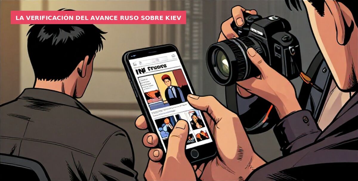 La verificación del avance ruso sobre Kiev