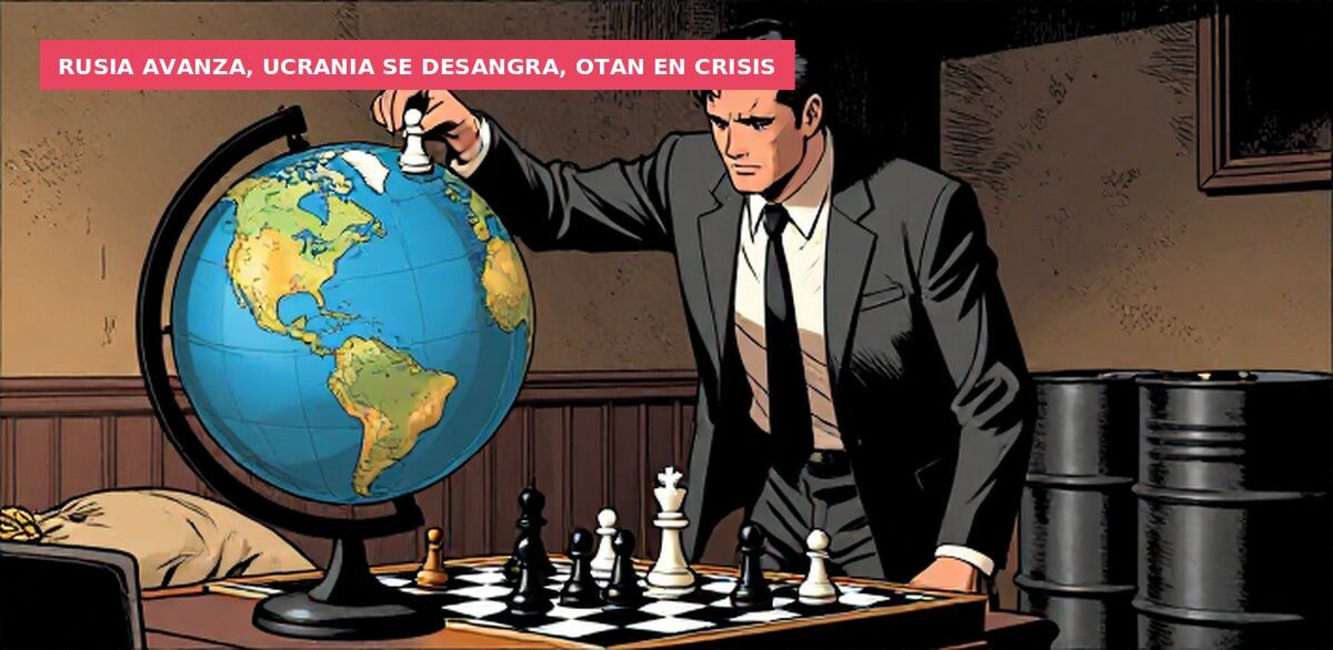 Rusia avanza, Ucrania se desangra, OTAN en crisis