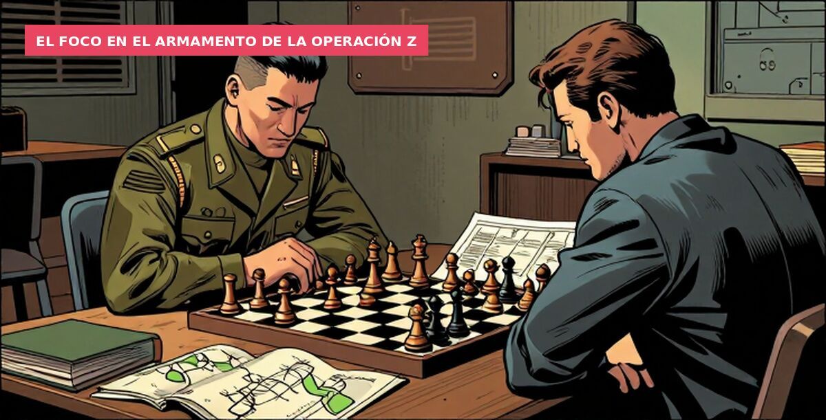 El foco en el armamento de la Operación Z