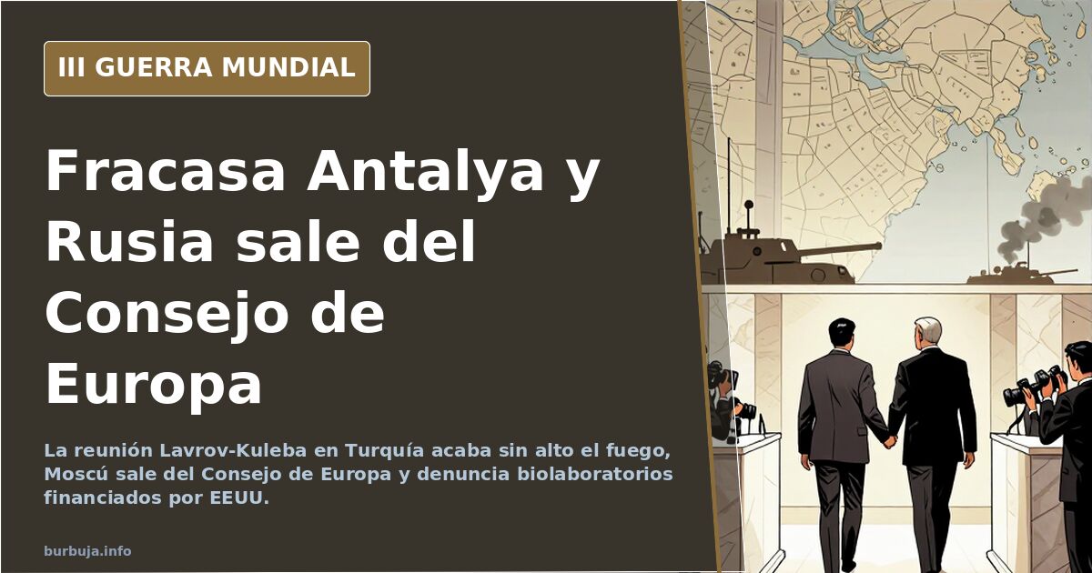 Fracasa Antalya y Rusia sale del Consejo de Europa