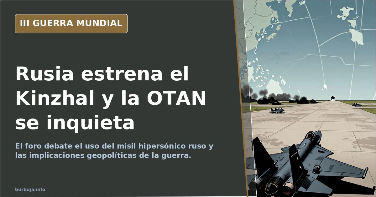 Rusia estrena el Kinzhal y la OTAN se inquieta