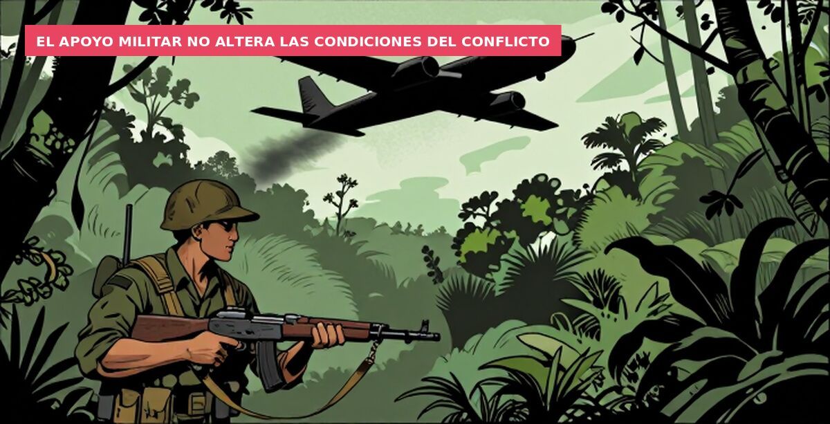 El apoyo militar no altera las condiciones del conflicto