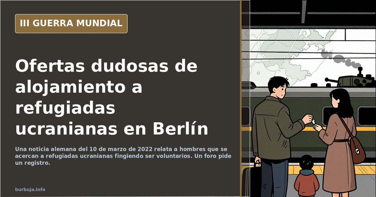 Andén de estación alemana con refugiadas ucranianas
