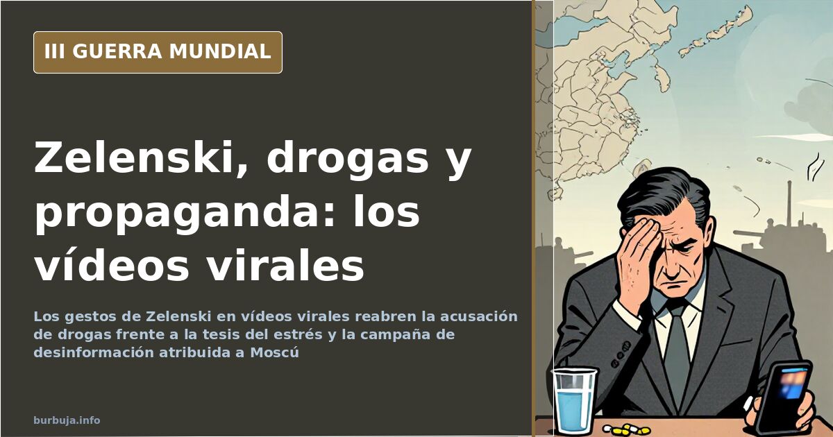 Imagen de archivo de Volodímir Zelenski durante una comparecencia oficial, en plano corto y con gesto tenso