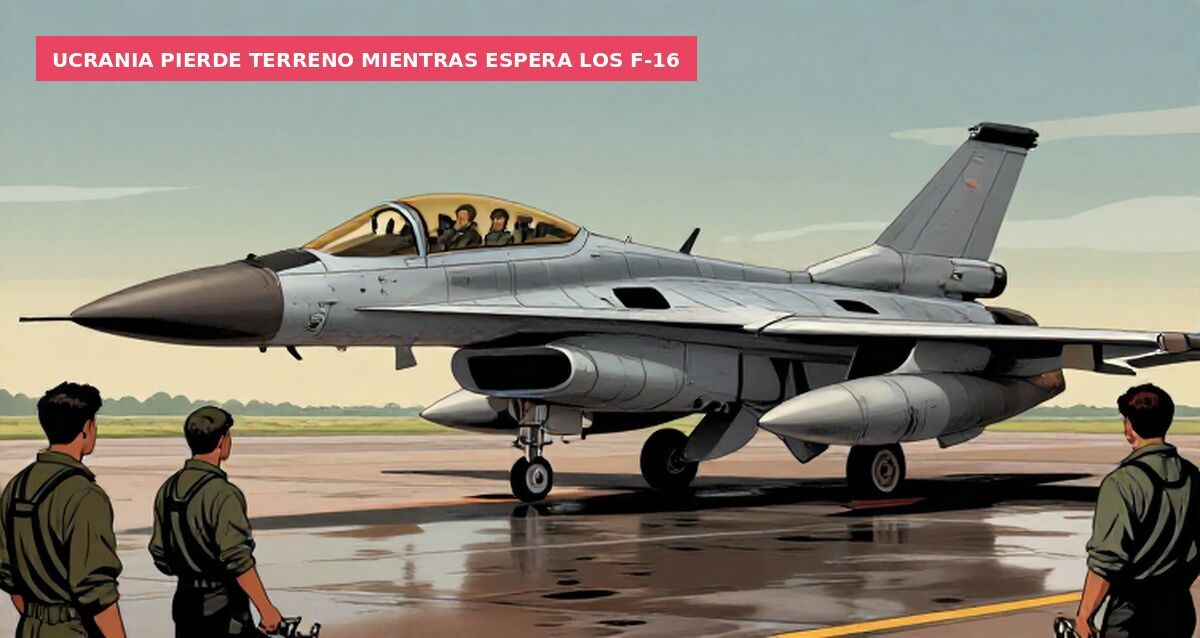 Ucrania pierde terreno mientras espera los F-16