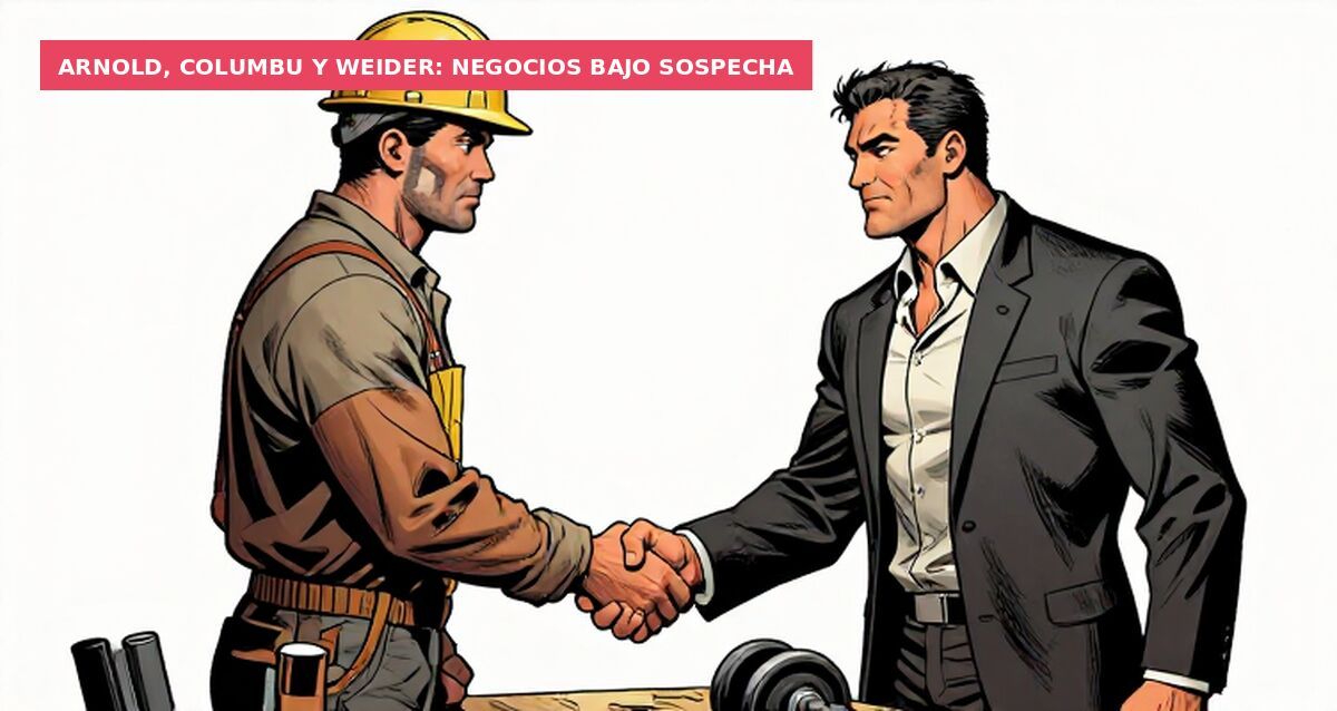 Arnold, Columbu y Weider: negocios bajo sospecha