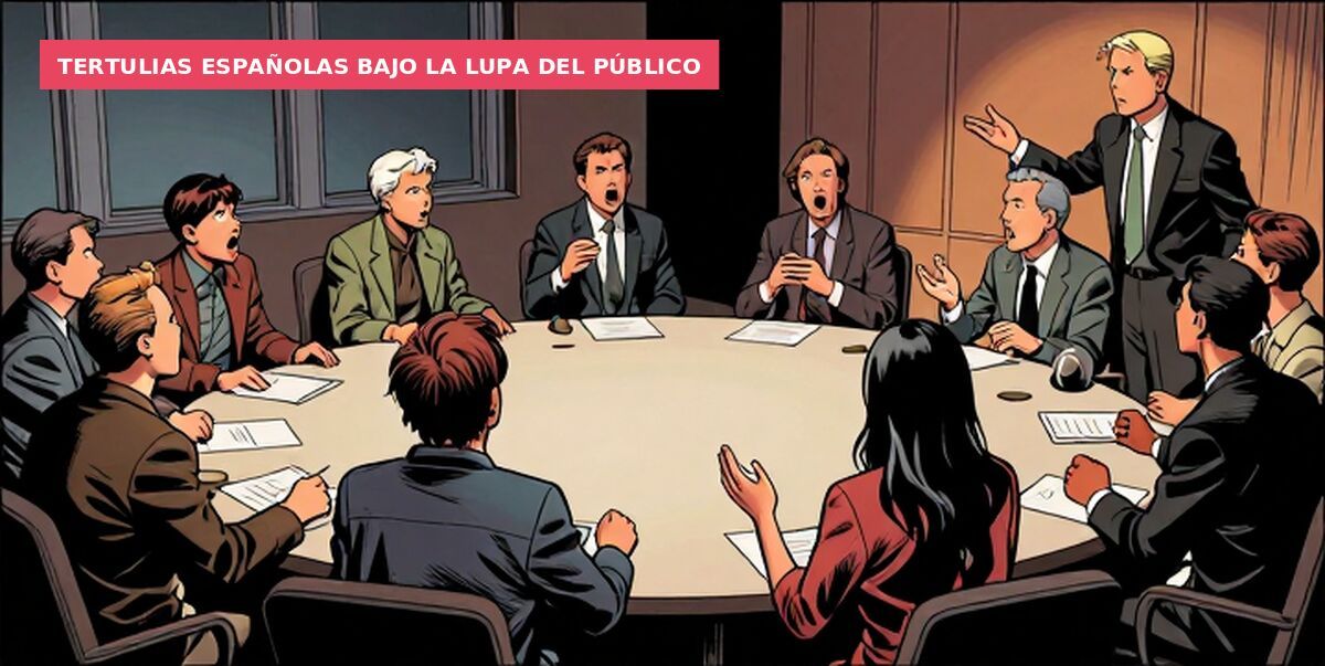 Tertulias españolas bajo la lupa del público