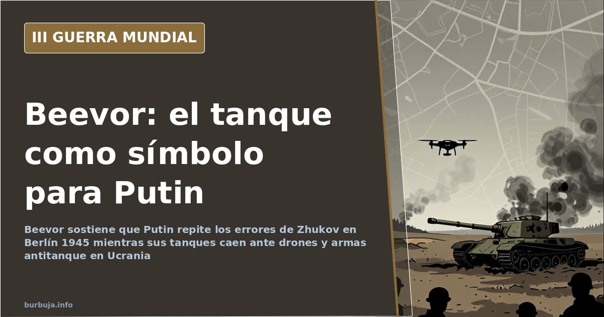 Columnas de tanques rusos en la guerra de Ucrania