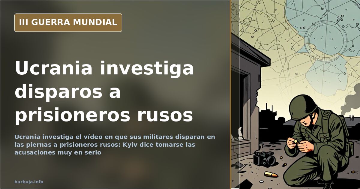 Interrogatorio de prisioneros de guerra rusos con capucha ante soldados ucranianos en una carretera rural