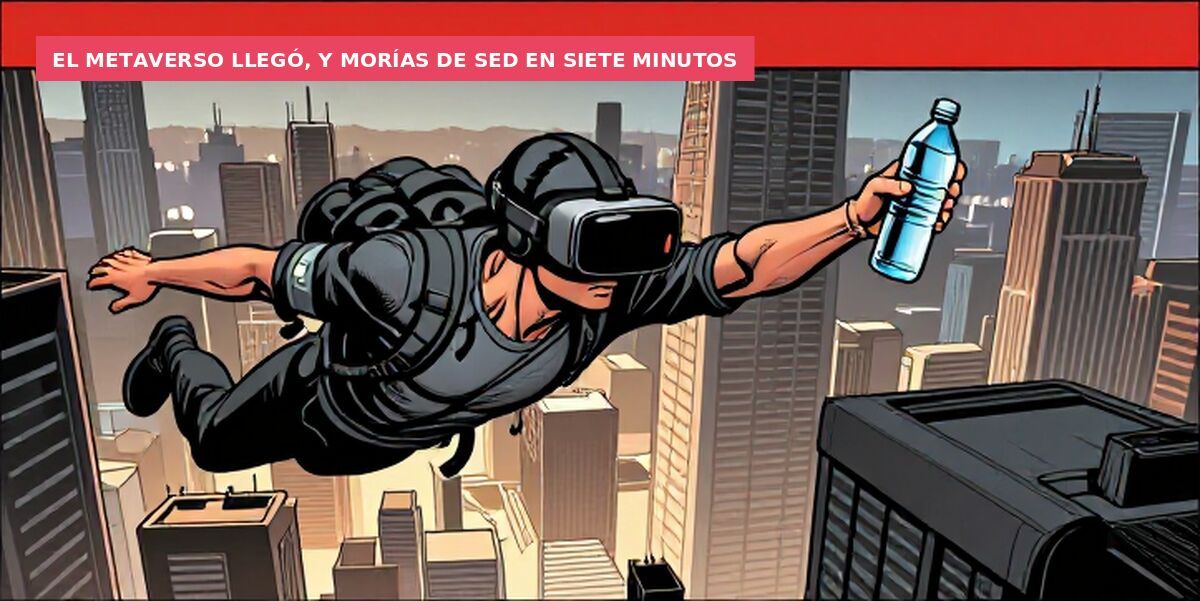 El metaverso llegó, y morías de sed en siete minutos
