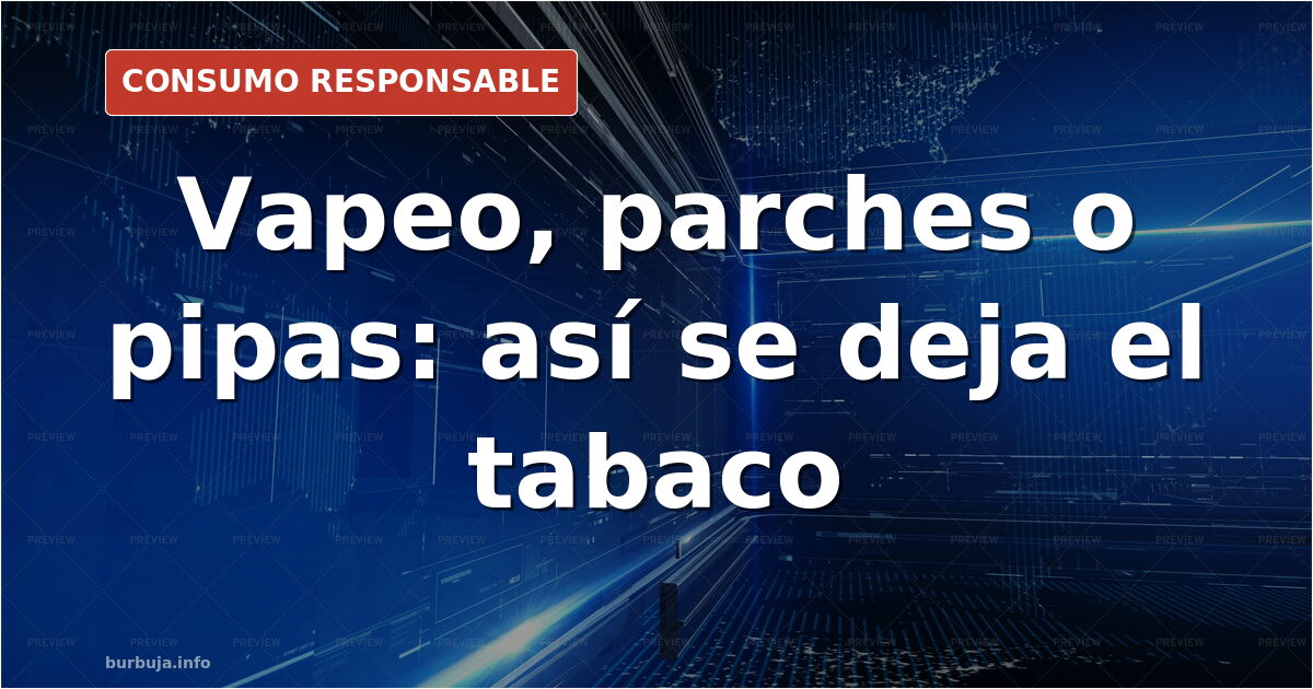 Cigarrillos, un vapeador y pipas de girasol sobre una mesa, los métodos más citados para dejar de fumar