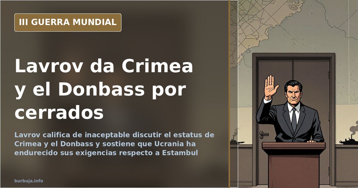 Silueta de un mapa de Ucrania con las regiones de Crimea y el Donbass marcadas y humo lejano en el horizonte