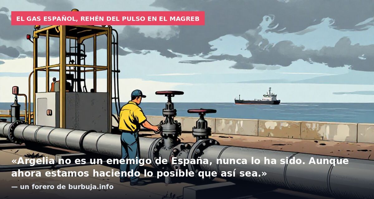 El gas español, rehén del pulso en el Magreb: «Argelia no es un enemigo de España, nunca lo ha sido. Aunque ahora estamos haciendo lo posible que así sea.» — un forero de burbuja.info