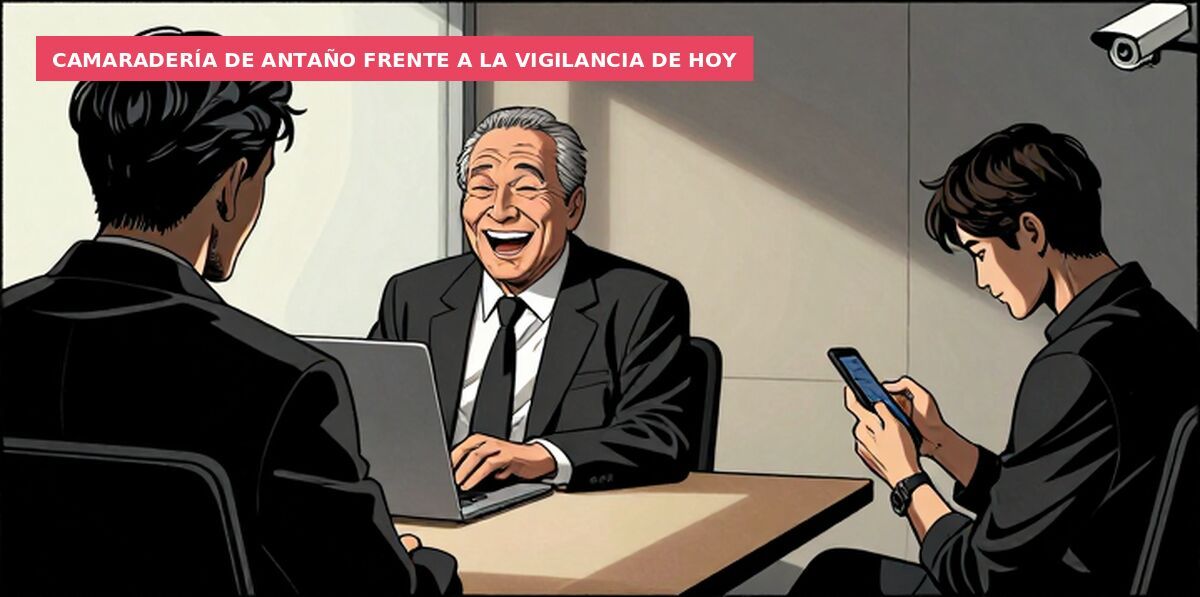 Camaradería de antaño frente a la vigilancia de hoy