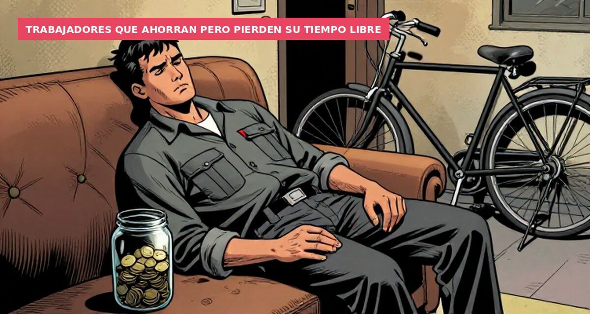 Trabajadores que ahorran pero pierden su tiempo libre