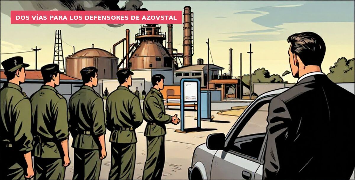 Dos vías para los defensores de Azovstal