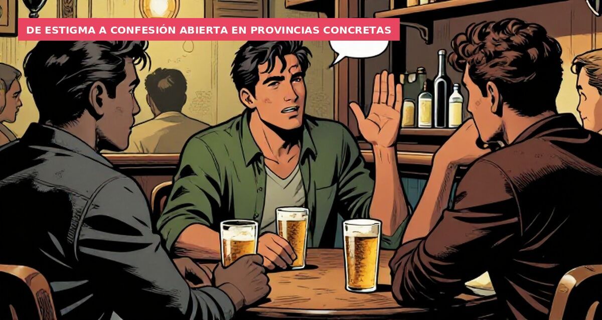 De estigma a confesión abierta en provincias concretas