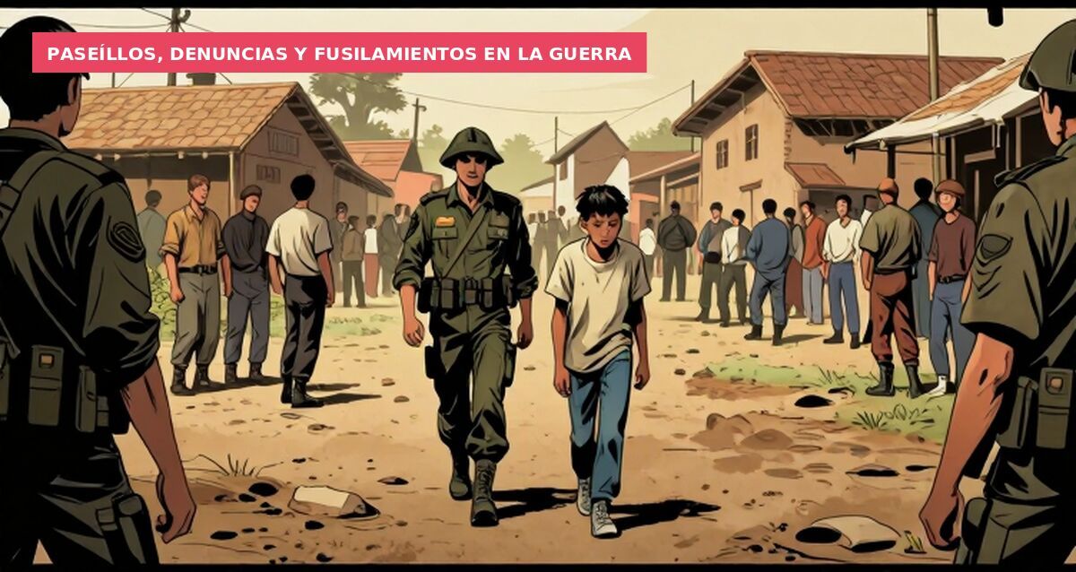 Paseíllos, denuncias y fusilamientos en la guerra