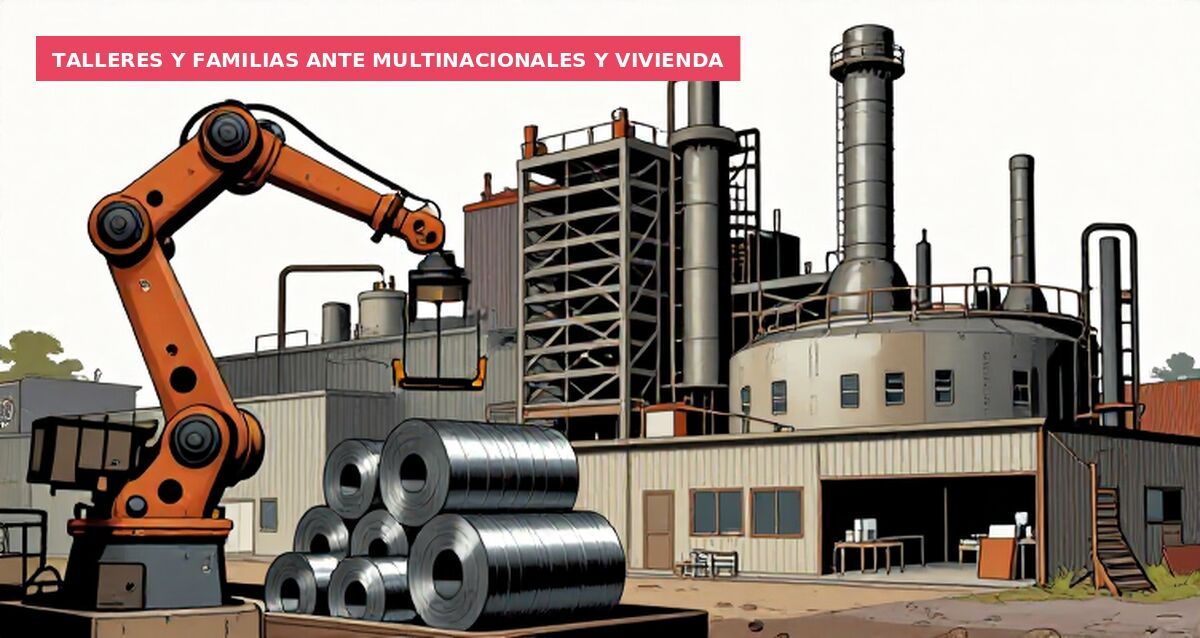 Talleres y familias ante multinacionales y vivienda