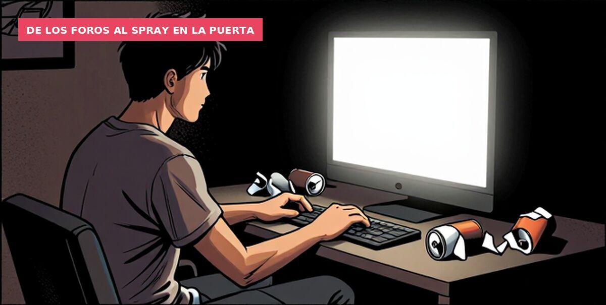 De los foros al spray en la puerta