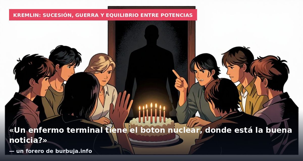 Kremlin: sucesión, guerra y equilibrio entre potencias: «Un enfermo terminal tiene el boton nuclear, donde está la buena noticia?» — un forero de burbuja.info