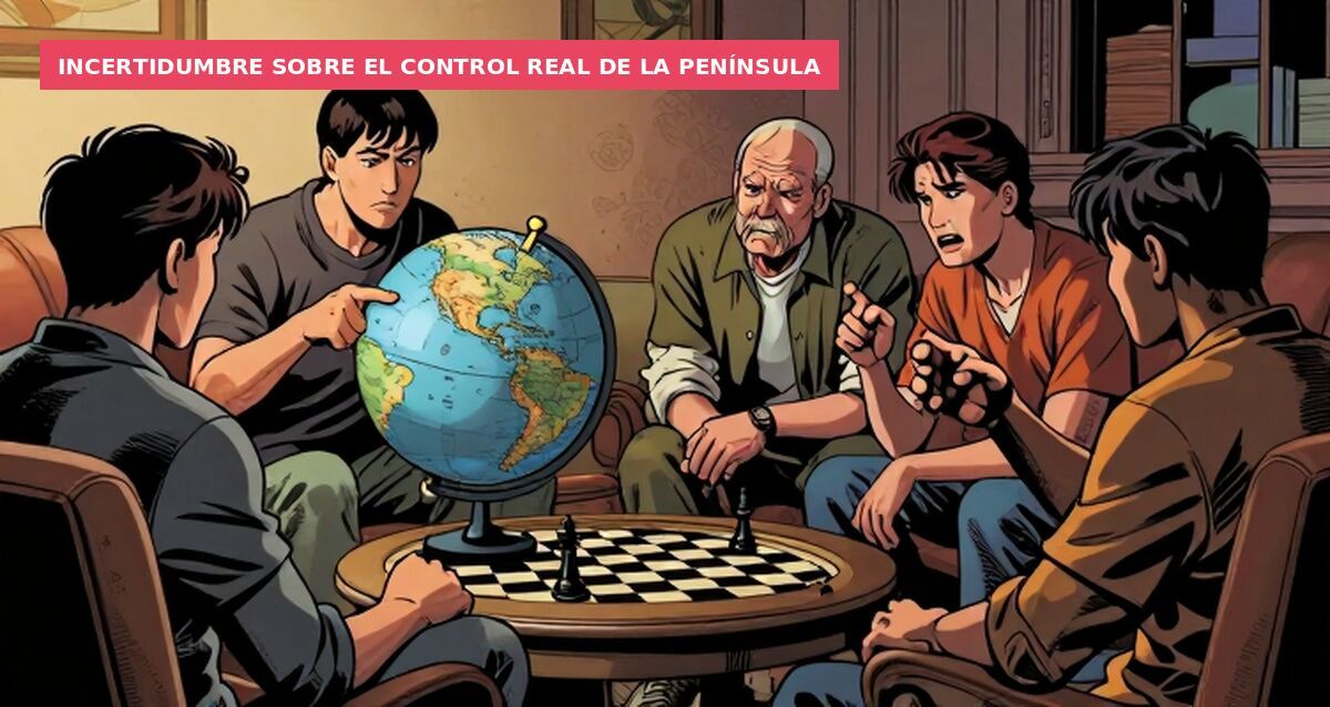 Incertidumbre sobre el control real de la península