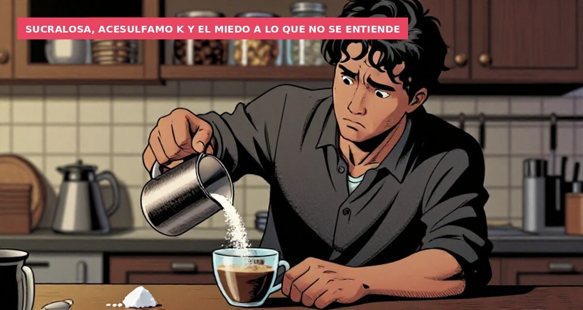 Sucralosa, acesulfamo K y el miedo a lo que no se entiende