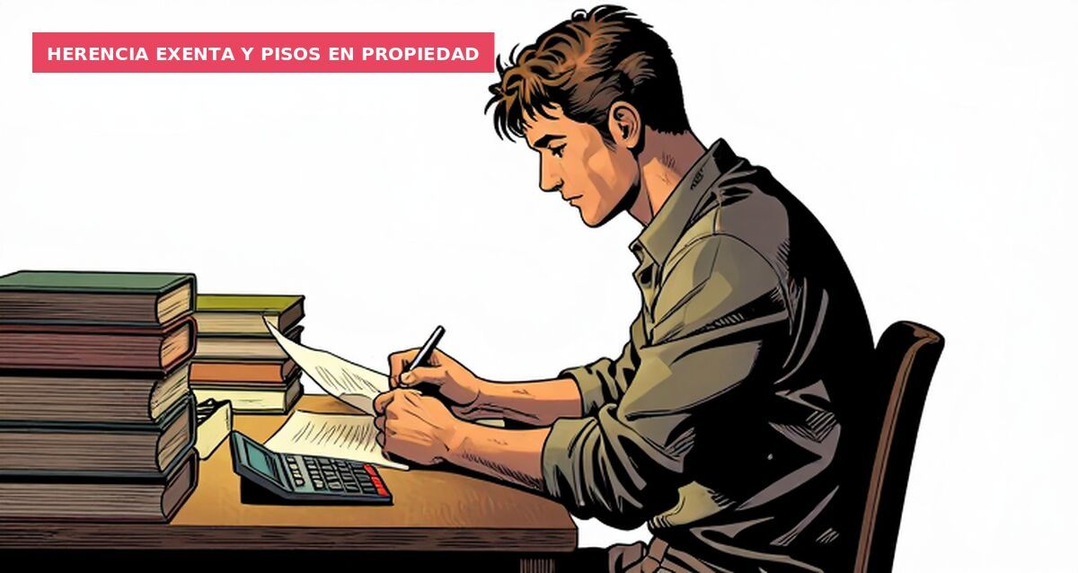 Herencia exenta y pisos en propiedad