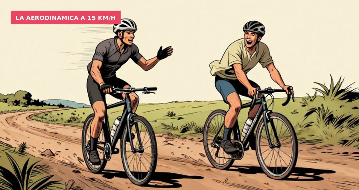 La aerodinámica a 15 km/h