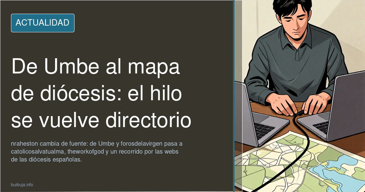 De Umbe al mapa de diócesis: el hilo se vuelve directorio