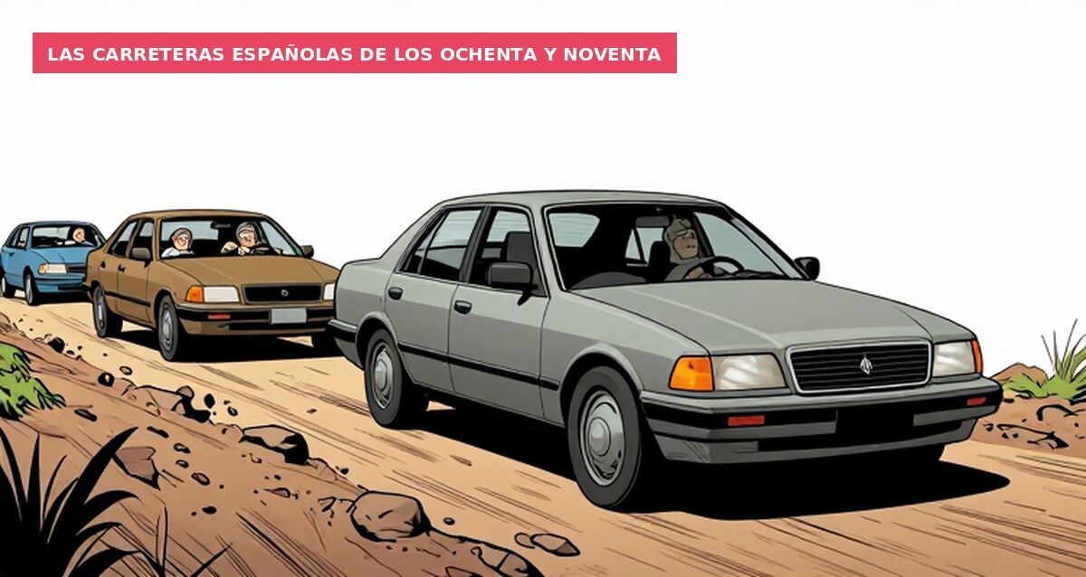 Las carreteras españolas de los ochenta y noventa