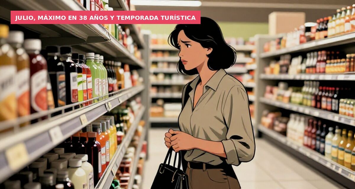 Julio, máximo en 38 años y temporada turística