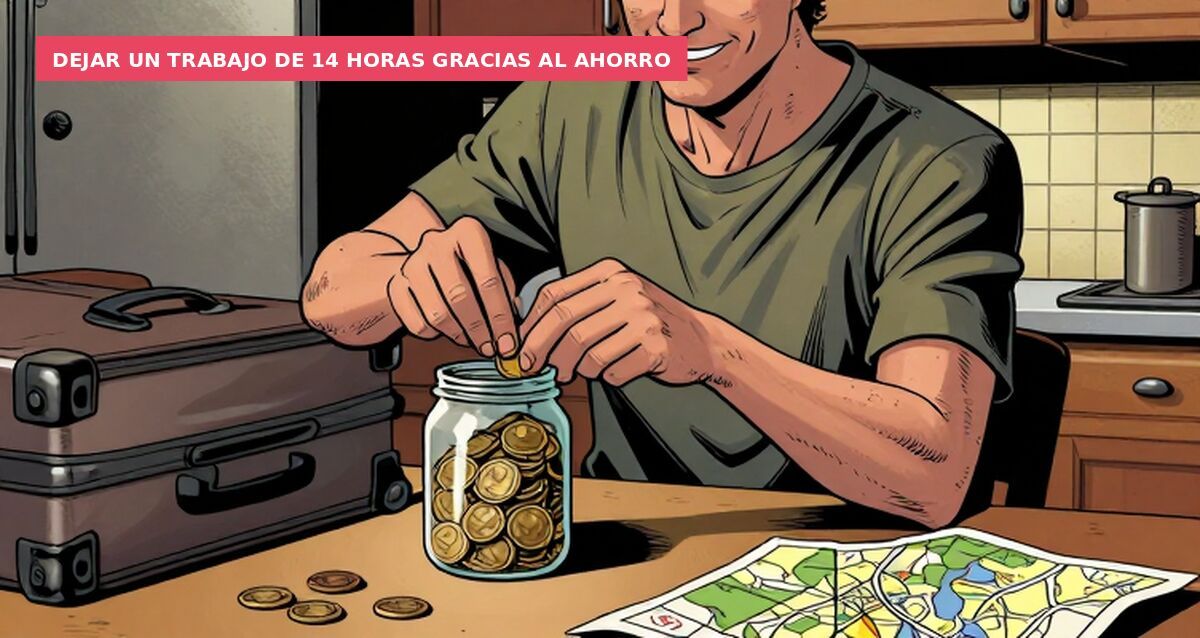 Dejar un trabajo de 14 horas gracias al ahorro