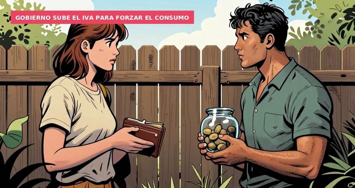 Gobierno sube el IVA para forzar el consumo